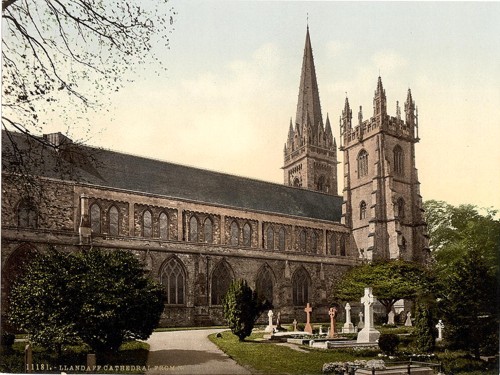 [Cathedral from the North, Llandoff (i.e.Llandaff), Wales]