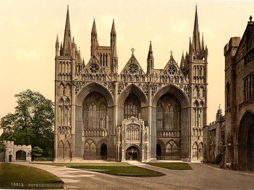 [Cathedral, west front, Peterborough, England]