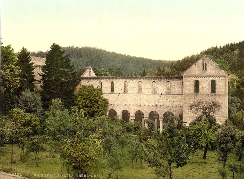 [Ruins of the convent, Paulinzella, Thuringia, Germany]