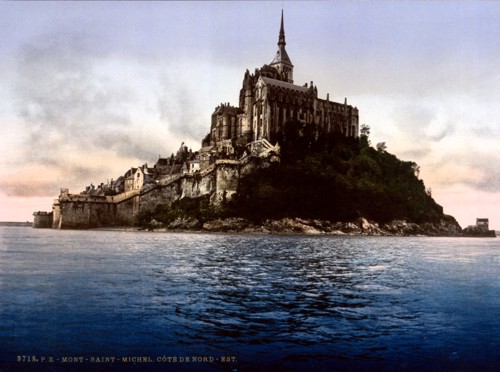 Abbey, Mont St. Michel, France, another view.