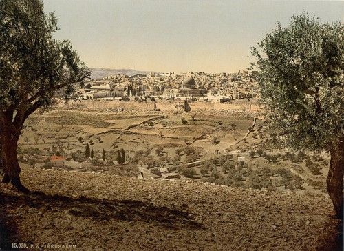 [From the Mount of Olives, general view, Jerusalem, Holy Land]