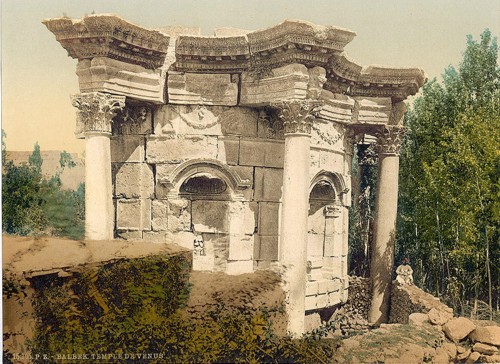 [The round temple (Temple of Venus), Baalbek, Holy Land, (i.e., Ba'labakk, Lebanon)]
