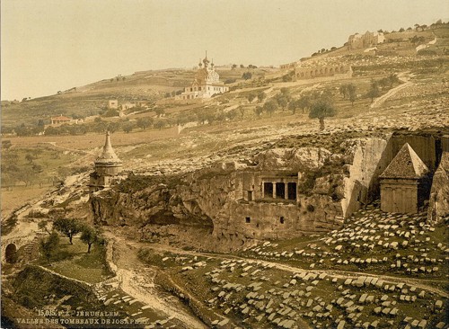 [Valley of the Tombs of Jehoshaphat, Jerusalem, Holy Land]