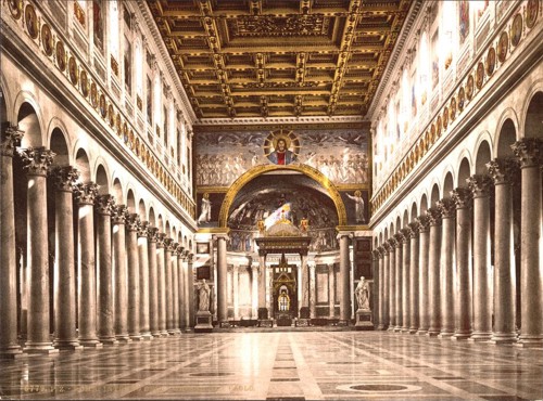[Interior of St. Paul's, Rome, Italy]