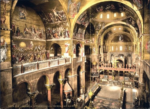 [Interior of St. Mark's, Venice, Italy]