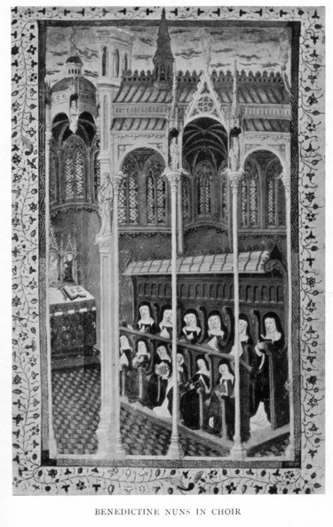 benedictine nuns in choir