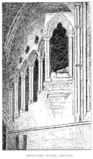 Illustration: Refectory Pulpit, Chester